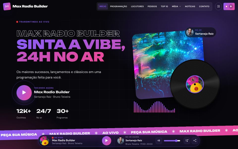 Prévia do modelo Neon Wave